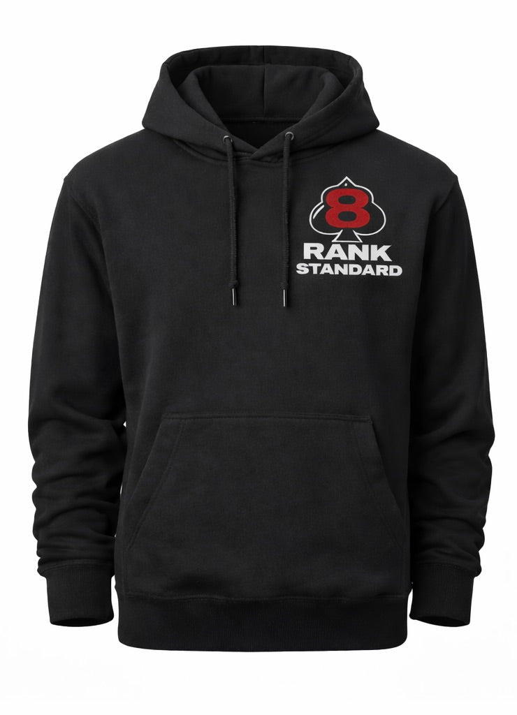 RANK8 “You Must Go 8” Hoodie – Black