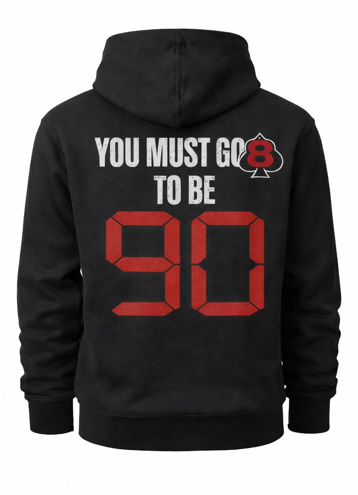 RANK8 “You Must Go 8” Hoodie – Black