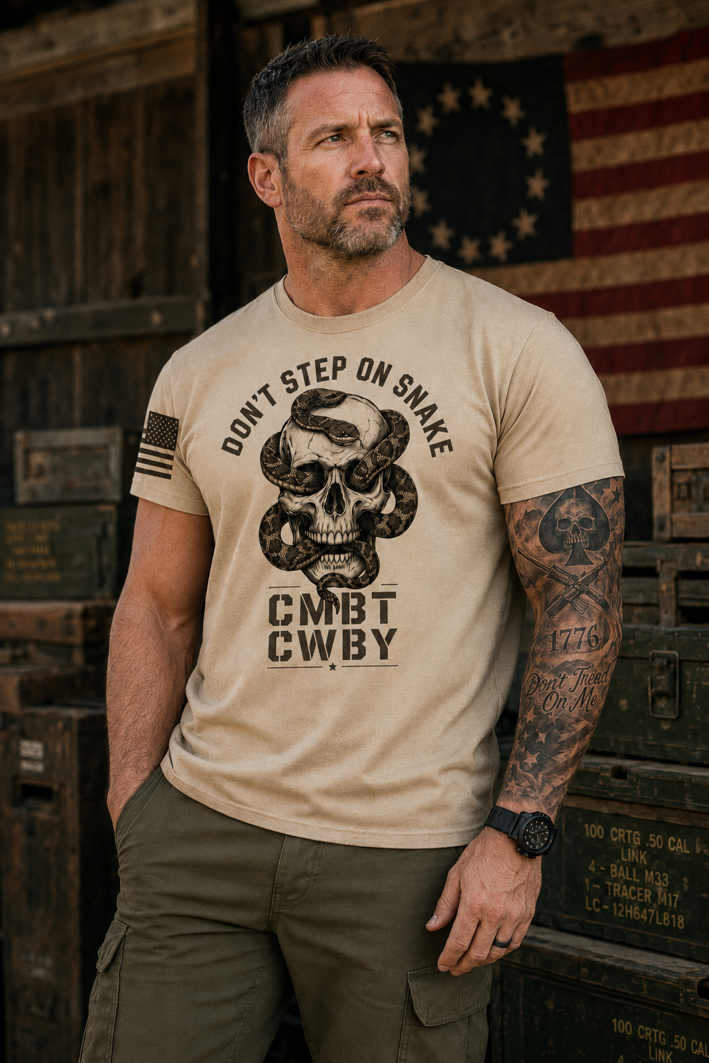 DON’T STEP ON SNAKE T-SHIRT