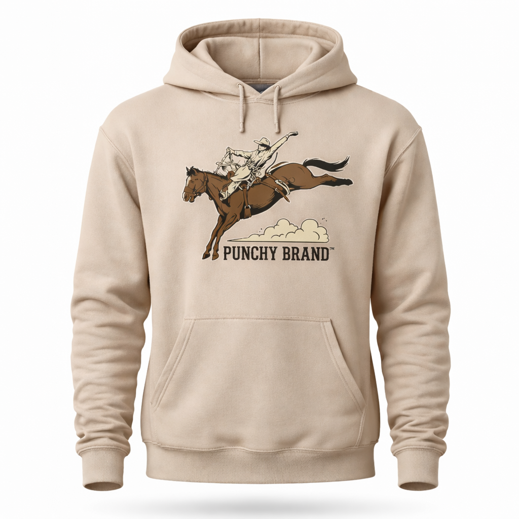 Punchy Brand Bronc Rider Heavyweight Hoodie