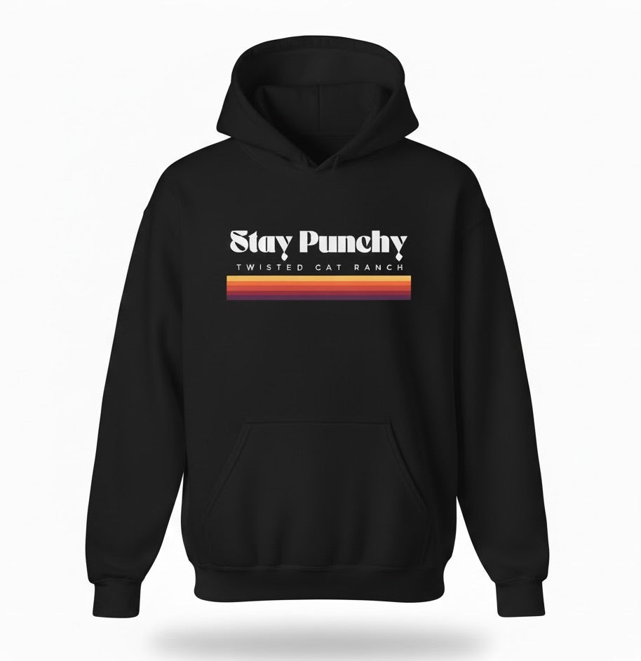 Stay Punchy Hoodie - Black